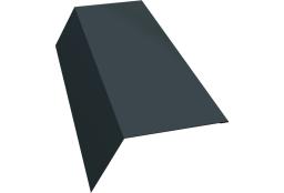 Планка карнизная 120х80 0,5 Satin с пленкой RAL 7016 антрацитово-серый (3м) изображение, анонсные картинки товара
