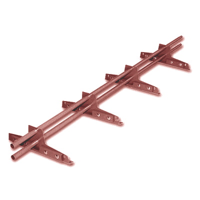 Снегозадержатель Стандарт Т4 d 25 RAL 3009 (3м) изображение, анонсные картинки товара