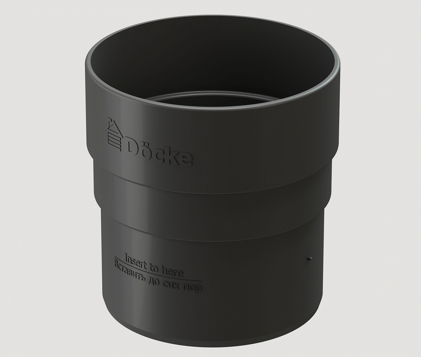 Döcke STANDARD Муфта соединительная 80 мм (Серый 7024) изображение, анонсные картинки товара