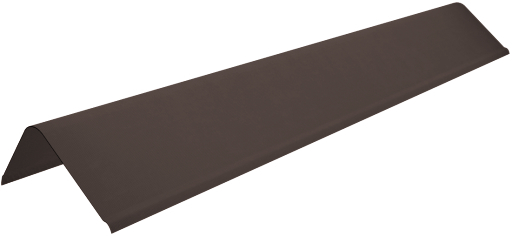 Щипец черепица Ондулин коричневый (торцевая) изображение, анонсные картинки товара