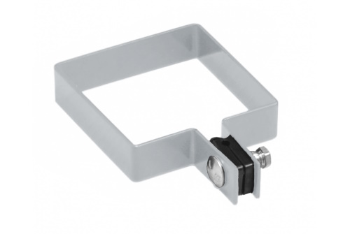 Крепление хомут крайний 80х80 RAL 7040 изображение, анонсные картинки товара