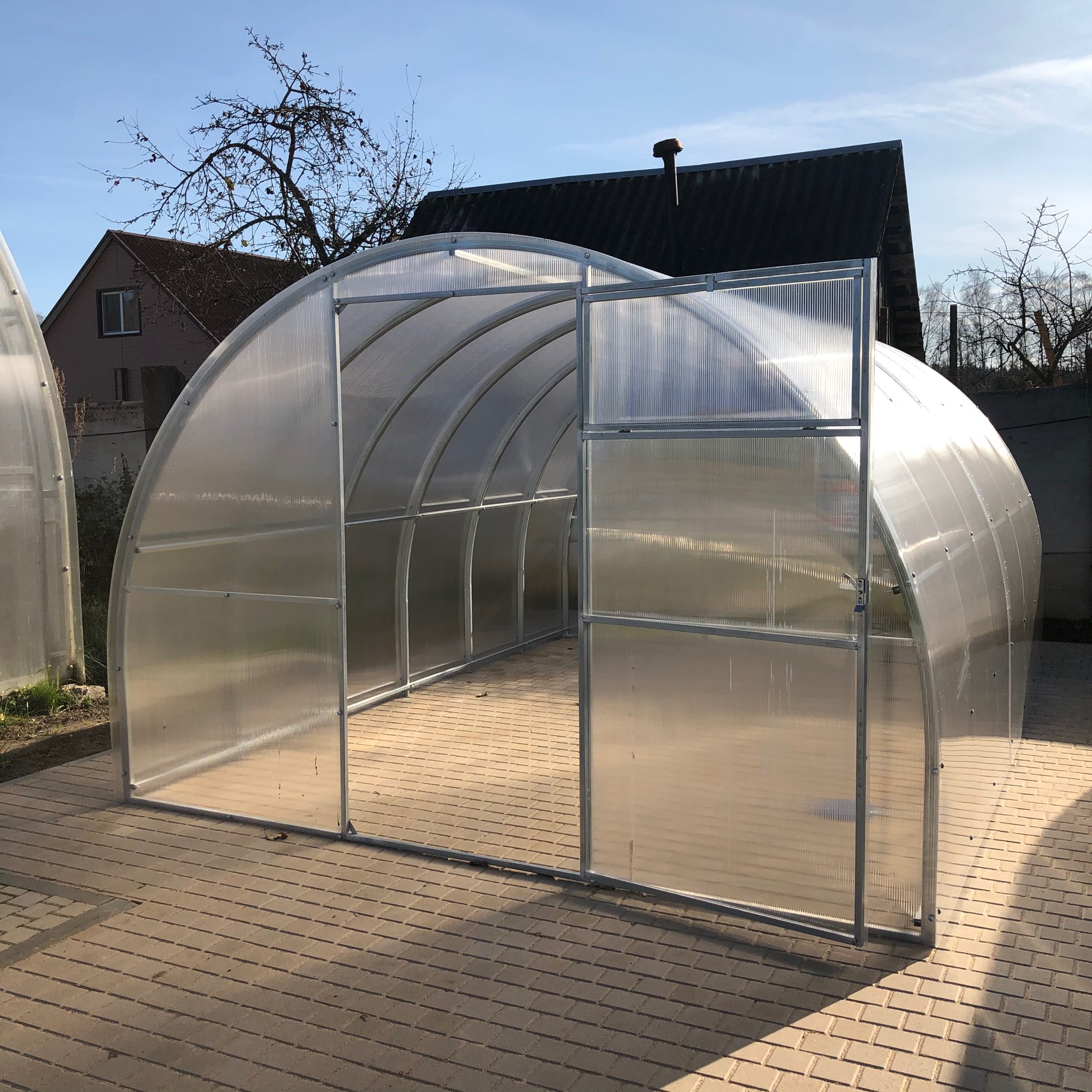 Теплица 4м с поликарбонатом "Агросфера-Славянка 30*20" (3*2м, шаг дуг 0,67) изображение, анонсные картинки товара