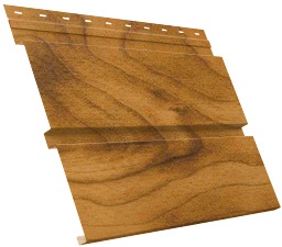 Металлический софит Квадро брус с перфорацией 0,45 Print Premium с пленкой Golden Wood Fresh изображение, анонсные картинки товара