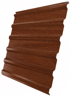 Профнастил С20A 0,4 Print Premium с пленкой Cherry Wood Fresh TwinColor изображение, анонсные картинки товара