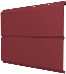 ЭкоБрус new 0,45 PE с пленкой RAL 3003 рубиново-красный изображение, анонсные картинки товара