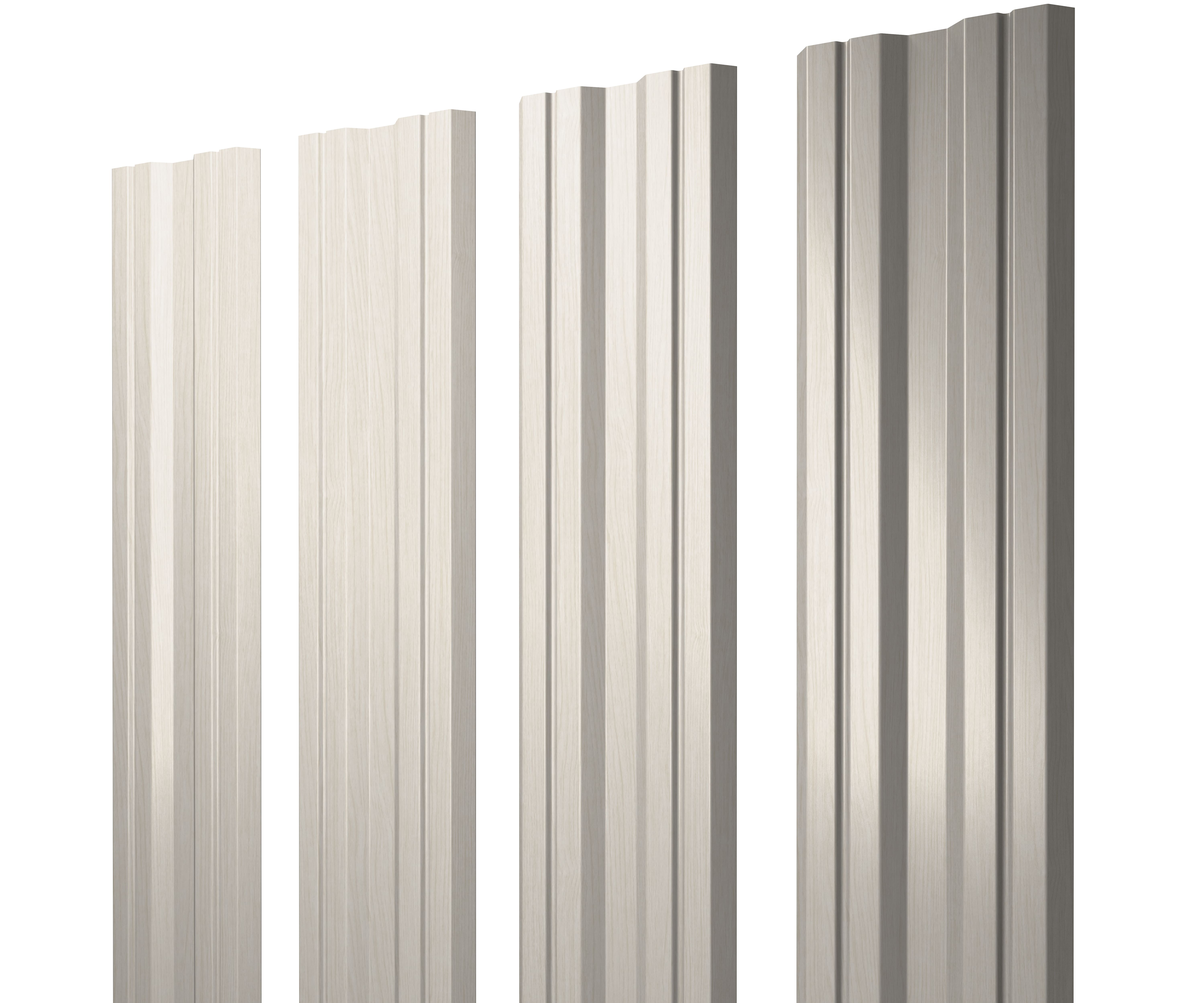 Штакетник Twin с прямым резом 0,45 Print Elite Milky Wood Twin с прямым резомColor изображение, анонсные картинки товара