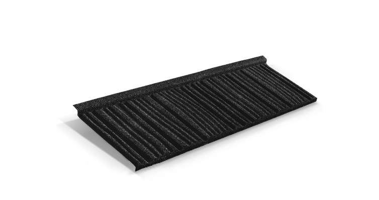 Лист Metrotile WoodShake черный изображение, анонсные картинки товара