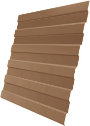 Профнастил С8B v01 Grand Line 0,45 PE NL 805 серо-коричневый гефест изображение, анонсные картинки товара