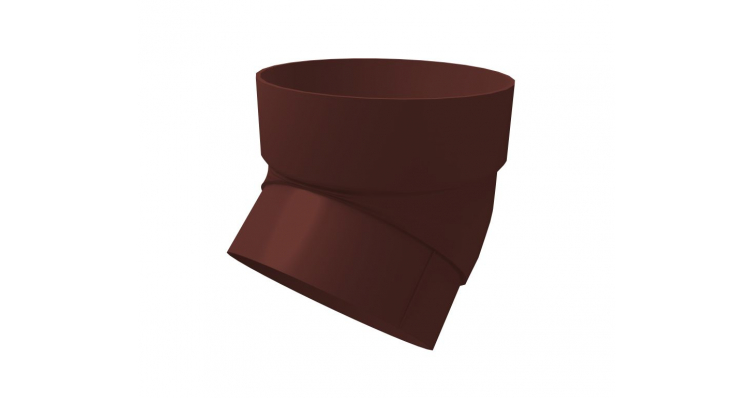 Колено трубы 45 град. ПВХ Grand Line шоколадное (RAL 8017) изображение, анонсные картинки товара