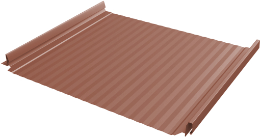 Кликфальц Pro Gofr 0,5 Satin Matt RAL 8004 терракота изображение, анонсные картинки товара