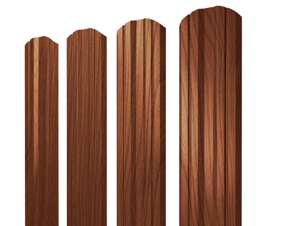 Штакетник Twin фигурный 0,45 Print Premium Rowan Fresh TwinColor изображение, анонсные картинки товара