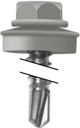 Саморез по металлу Daxmer 5,5х19 RAL 9007 (250) сверло №3 изображение, анонсные картинки товара