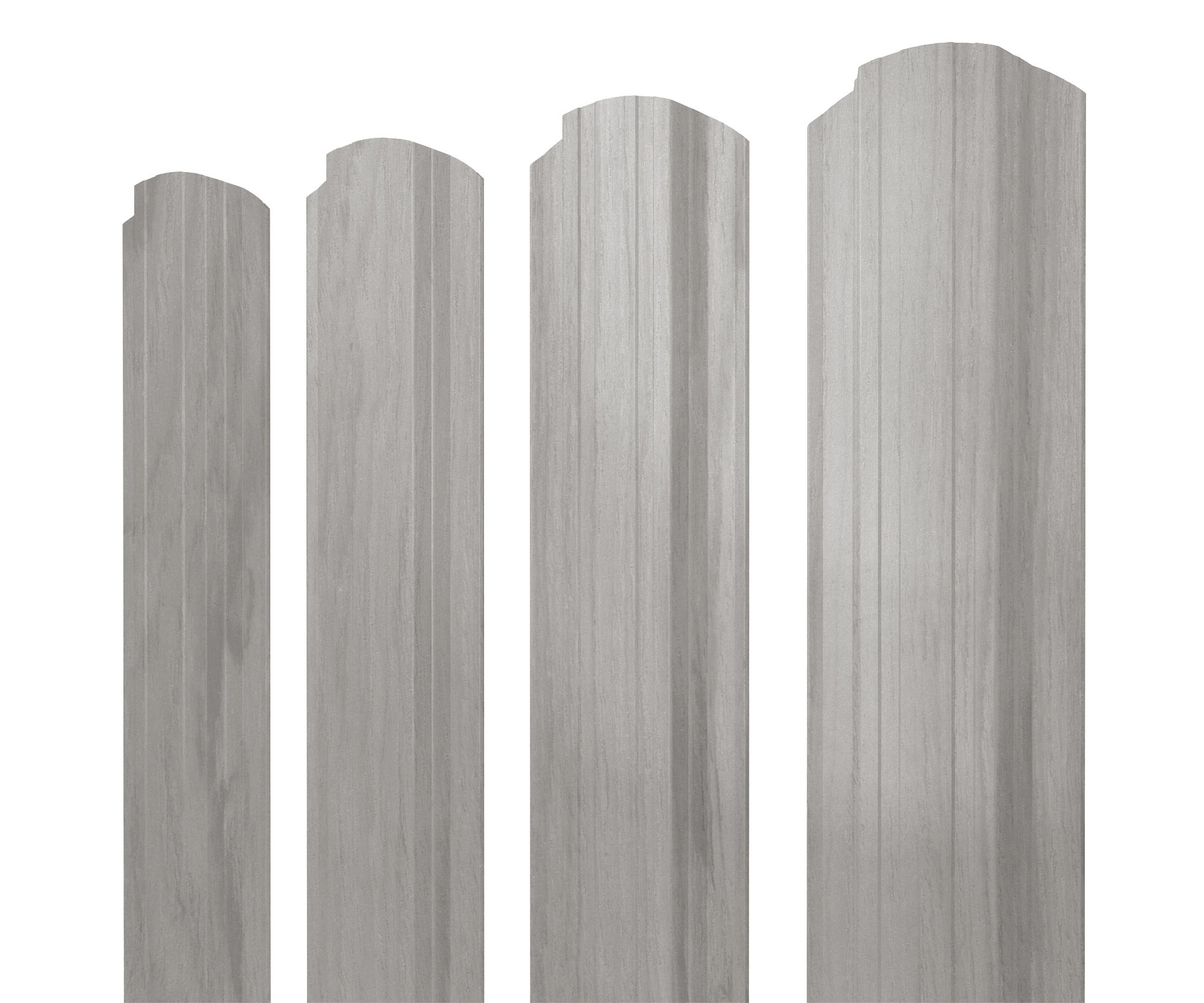 Штакетник Прямоугольный фигурный 0,45 Print Elite Snow Wood TwinColor изображение, анонсные картинки товара