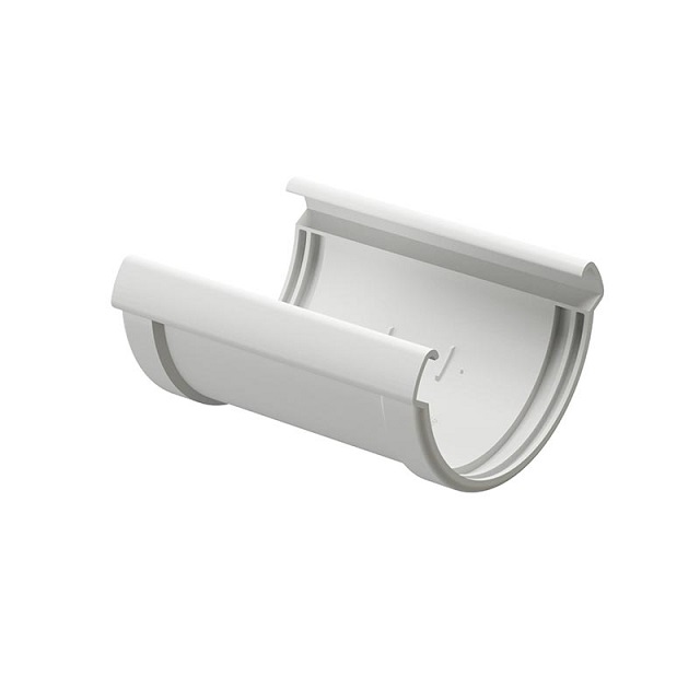 Döcke LUX Соединитель желобов (Пломбир) изображение, анонсные картинки товара