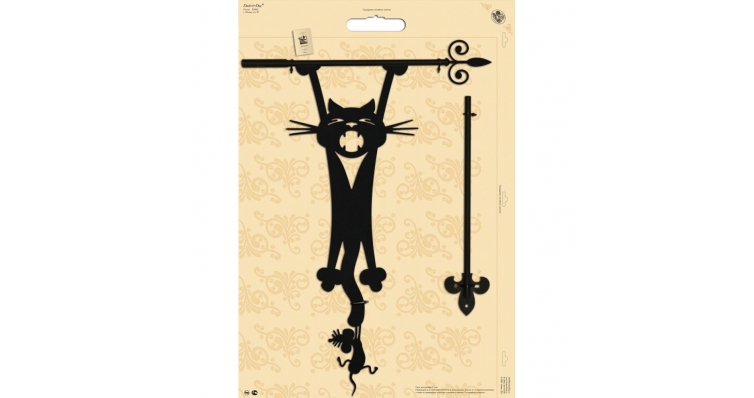 Указатель ветра большой Duck & Dog 202 Кошка с мышкой изображение, анонсные картинки товара