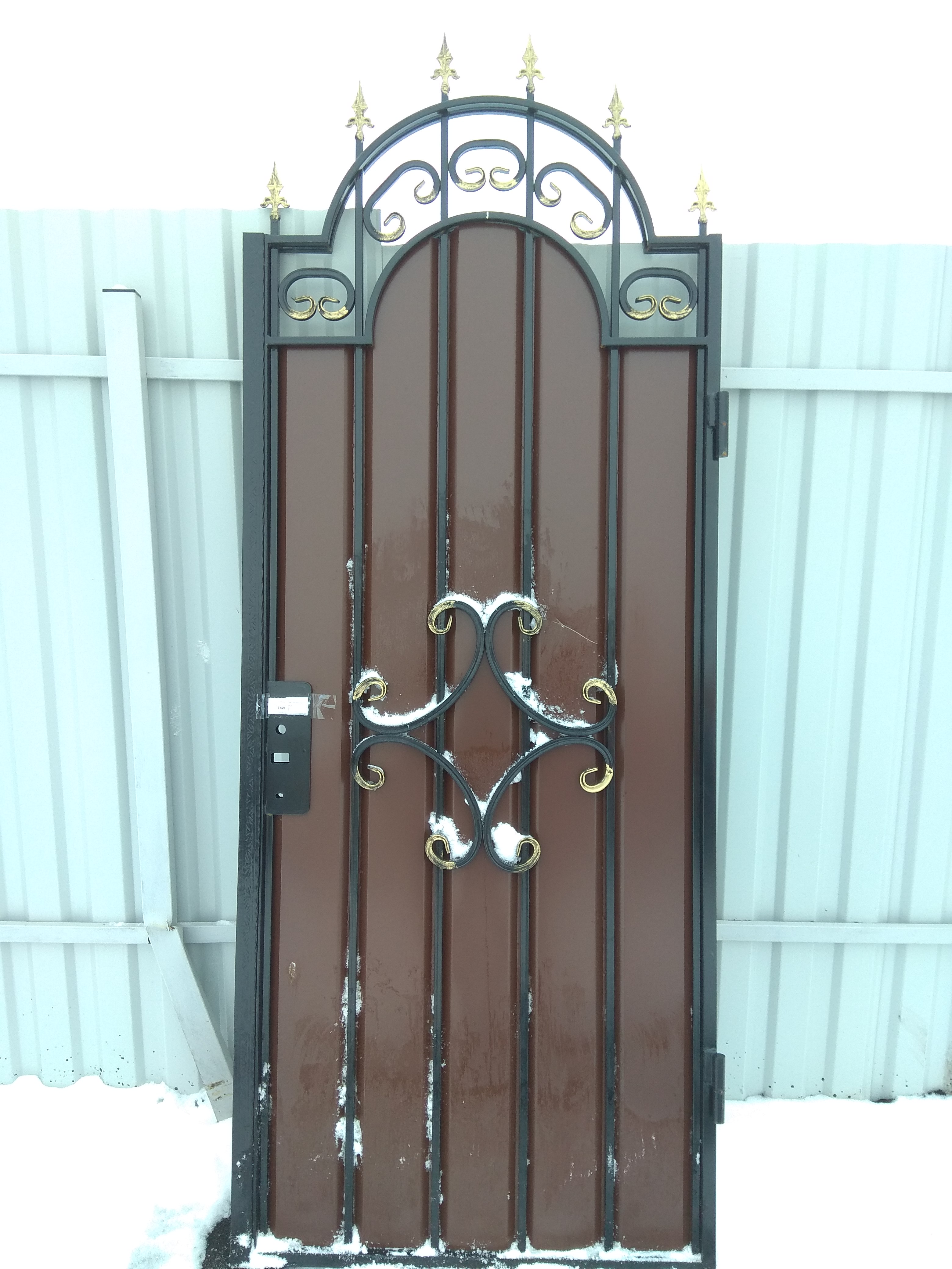 Калитка №21 0,885*2,35м коричневый изображение, анонсные картинки товара