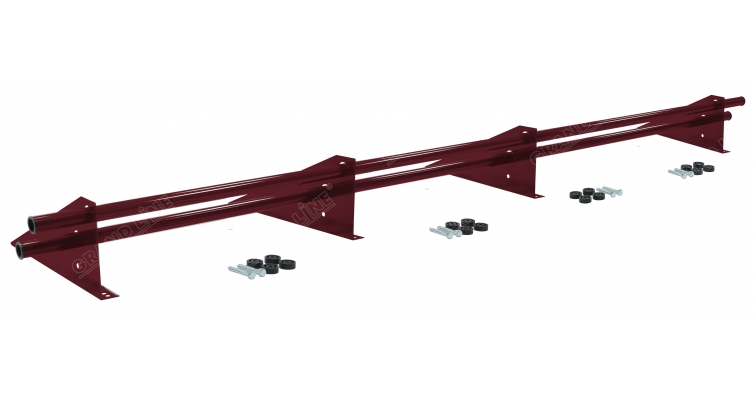 Снегозадержатель трубчатый универсальный Optima плюс RAL 3005 3м изображение, анонсные картинки товара