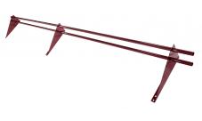 Снегозадержатель трубчатый для фальцевой кровли Optima RAL 3005 3м изображение, анонсные картинки товара
