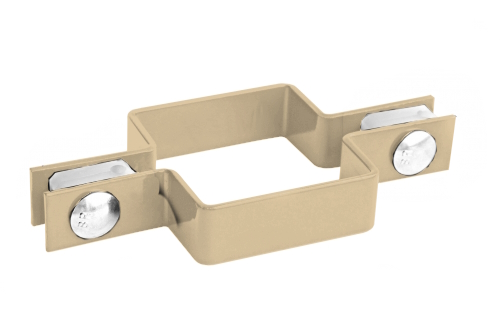 Крепление хомут крайний 62х55 RAL 1014 изображение, анонсные картинки товара