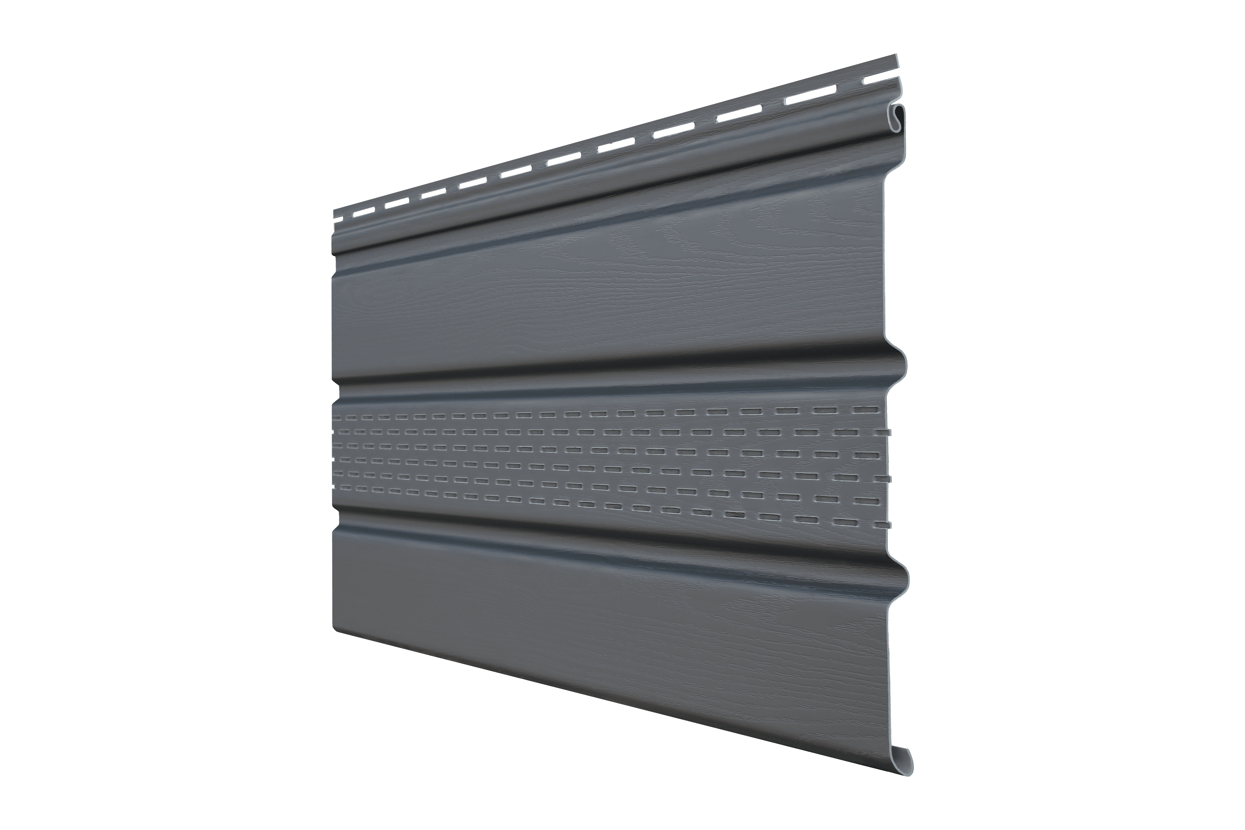 Софит Premium Acryl Grand Line частично перфорированный графит (3,0м) изображение, анонсные картинки товара