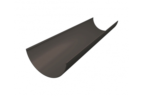 Желоб Классика ПВХ Grand Line 3м графит (RAL 7024) изображение, анонсные картинки товара