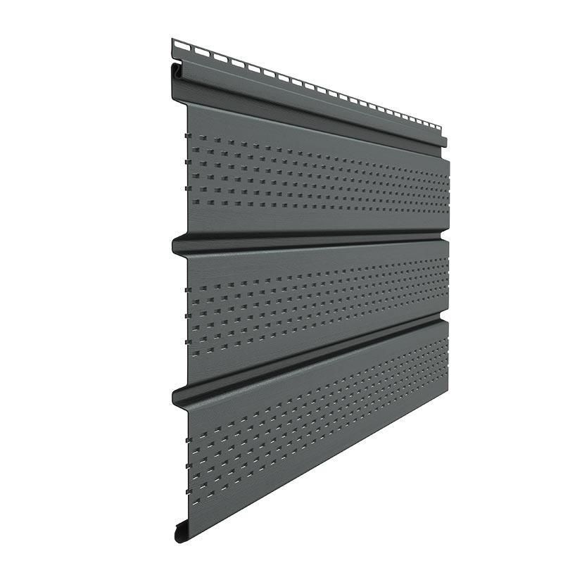 Döcke STANDARD Софит перфорированный (Графит) изображение, анонсные картинки товара