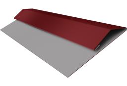 Планка стартово-финишная (Блок-хаус, Экобрус) Grand Line 0,5 Satin с пленкой RAL 3011 коричнево-красный (2м) изображение, анонсные картинки товара