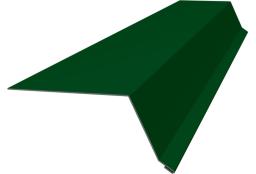 Планка капельник 100х55 0,45 PE с пленкой RAL 6002 лиственно-зеленый (2м) изображение, анонсные картинки товара