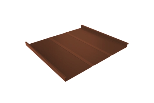 Фальц двойной стоячий Line 0,5 Satin Мatt RAL 8004 терракота изображение, анонсные картинки товара