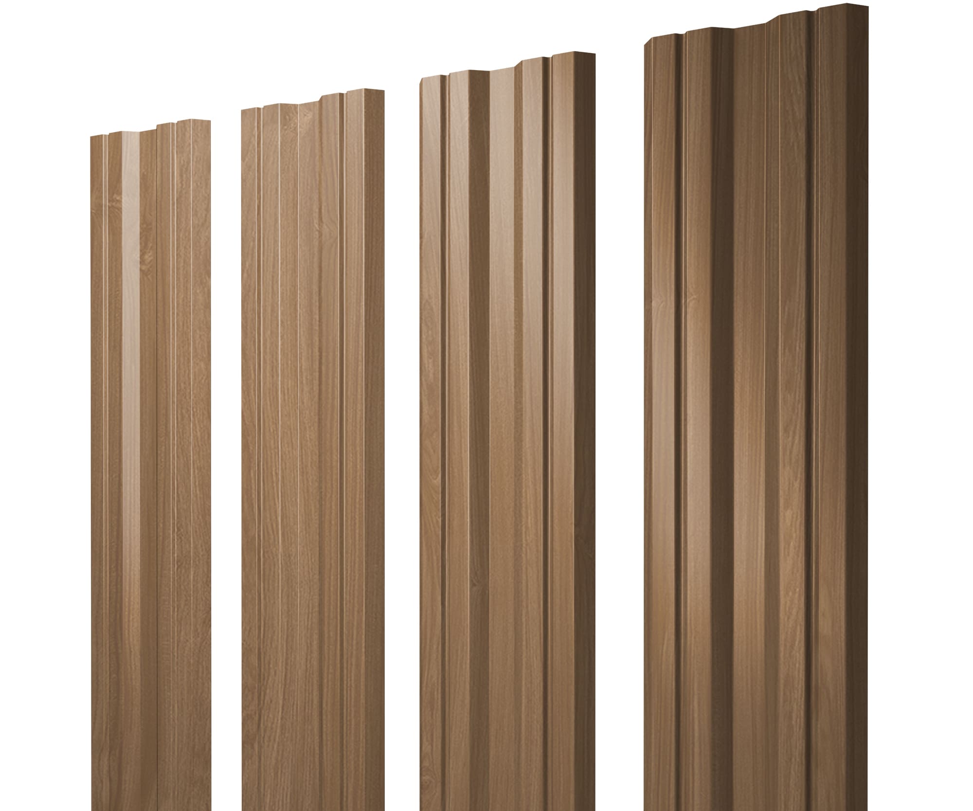 Штакетник Twin с прямым резом 0,45 Print Elite Honey Wood Twin с прямым резомColor изображение, анонсные картинки товара