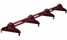 Снегозадержатель для фальцевой кровли Grand Line RAL 3005 3м изображение, анонсные картинки товара