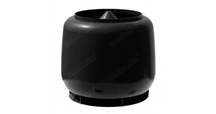 Колпак ТехноНИКОЛЬ D 110 RR, черный изображение, анонсные картинки товара