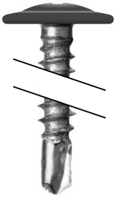 Саморез ПШС 4,2х19 RAL 7021 (1000) изображение, анонсные картинки товара