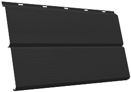 ЭкоБрус new 3D 0,45 Drap ST с пленкой RAL 9005 черный изображение, анонсные картинки товара