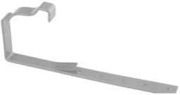 Кронштейн карнизный Grand Line RAL 9006 изображение, анонсные картинки товара