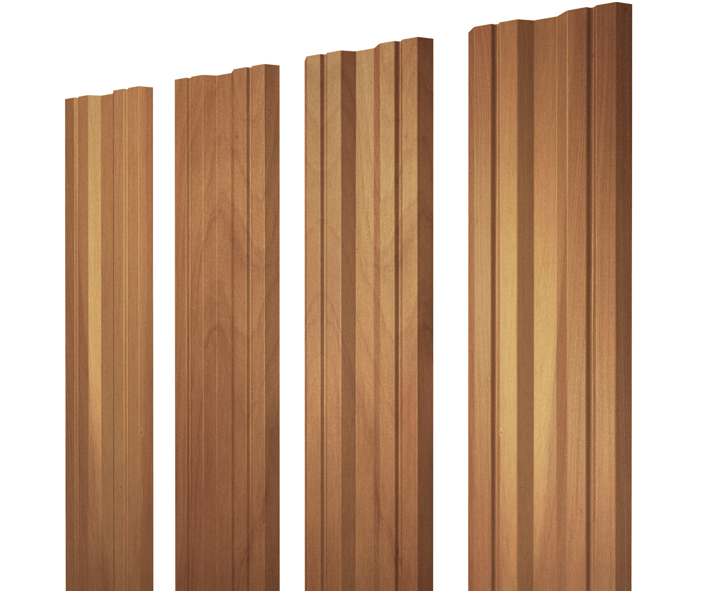 Штакетник Twin с прямым резом 0,45 Print Premium Golden Wood Fresh изображение, анонсные картинки товара