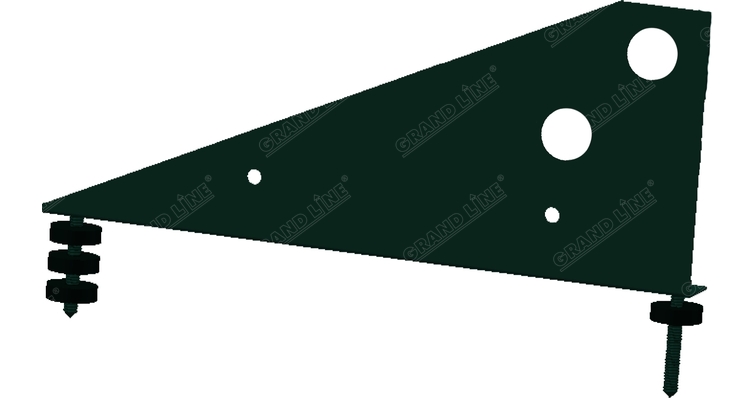 Кронштейн снегозадержателя универсальный Optima RAL 6005 изображение, анонсные картинки товара