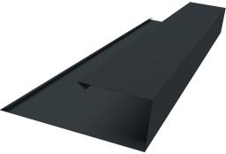 Планка торцевая страховочная Grand Line 0,5 Velur X RAL 7016 антрацитово-серый (2м) изображение, анонсные картинки товара