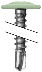 Саморез ПШС 4,2х25 RAL 6019 (500) изображение, анонсные картинки товара