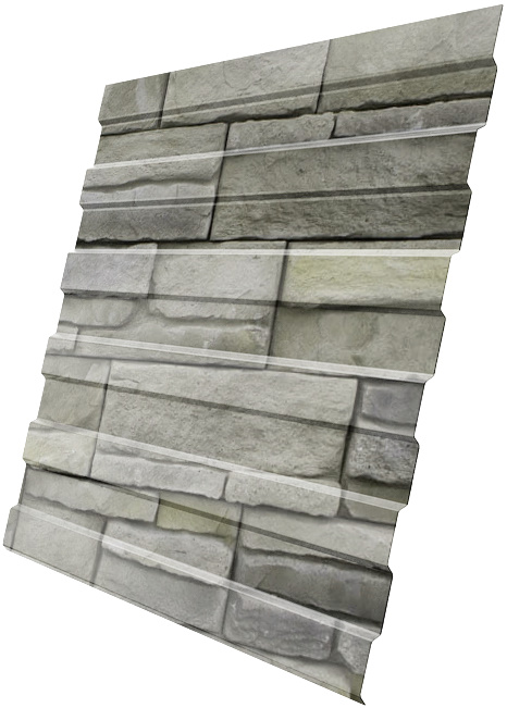 Профнастил С8A v02 Grand Line 0,45 Print Elite с пленкой Fine Stone TwinColor изображение, анонсные картинки товара