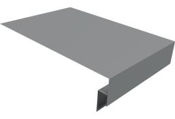 Планка околооконная сложная 300х50х18 (j-фаска) 0,5 Satin с пленкой RAL 7004 сигнальный серый (3м) изображение, анонсные картинки товара