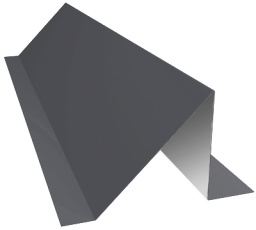Планка снегозадержания малая 0,5 Satin с пленкой RAL 7024 мокрый асфальт (3м) изображение, анонсные картинки товара