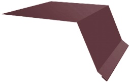 Планка капельник 100х55 0,5 Satin с пленкой RAL 3005 красное вино (2м) изображение, анонсные картинки товара