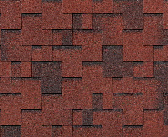 RoofShield черепица Фемили Эко Лайт Модерн (3м2) Красный с оттенением изображение, анонсные картинки товара