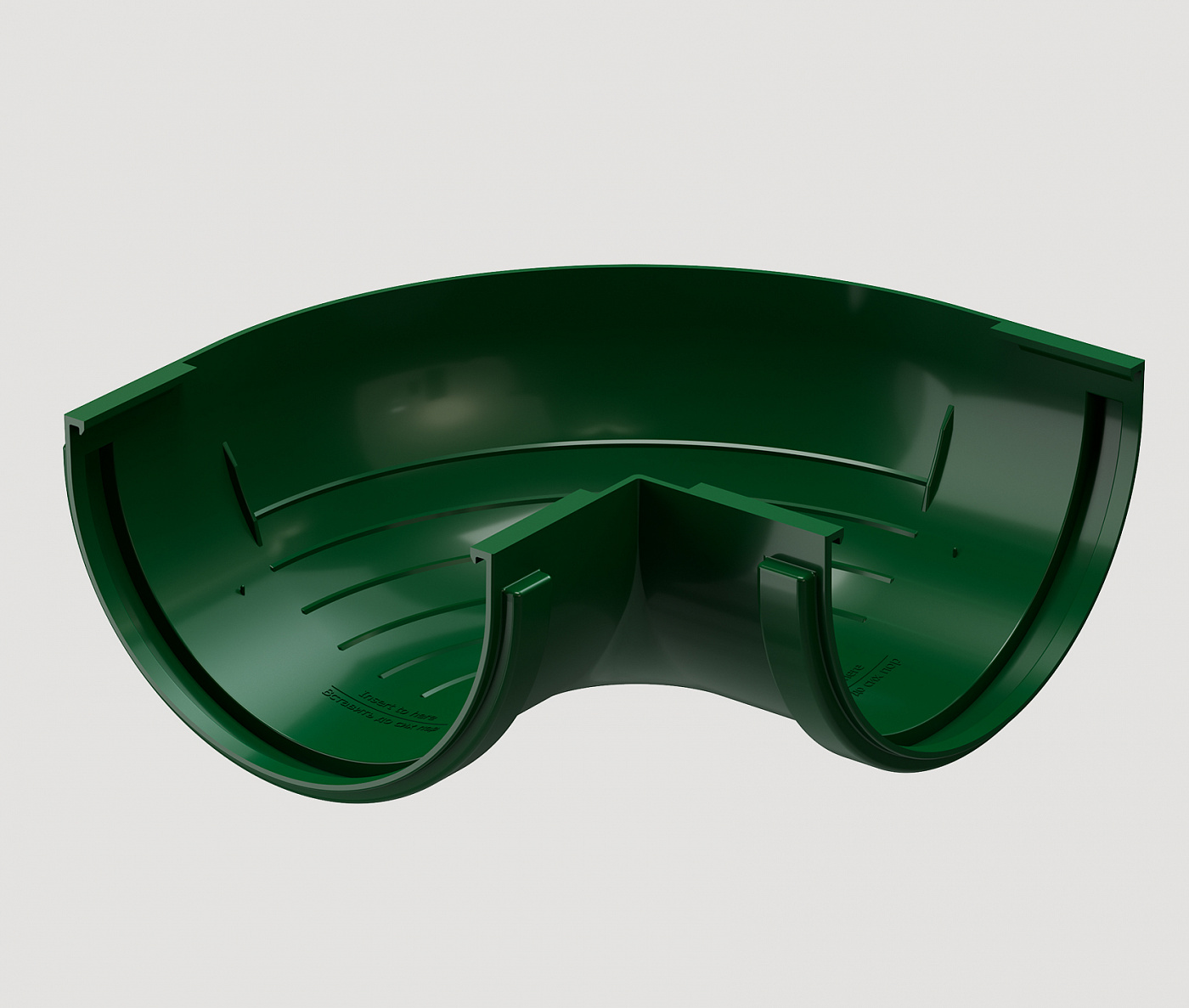 Döcke STANDARD Угловой элемент внешний 120 мм * 90˚ (Зеленый) изображение, анонсные картинки товара