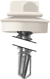 Саморез кровельный Daxmer 4,8х35 RAL 9001 (250) сверло №1 изображение, анонсные картинки товара