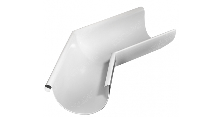 Угол желоба внешний 135 гр 125 мм RAL 9005 черный изображение, анонсные картинки товара