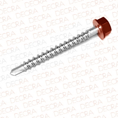 Саморезы для композитной черепицы, коричневый (500шт) изображение, анонсные картинки товара