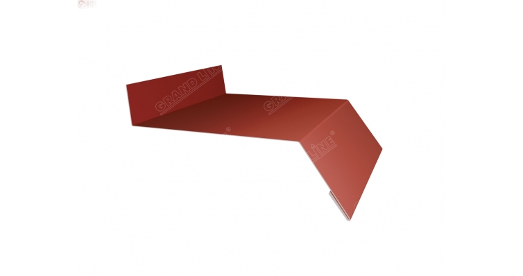 Отлив простой 150 0,4 PE с пленкой RAL 8004 терракота изображение, анонсные картинки товара