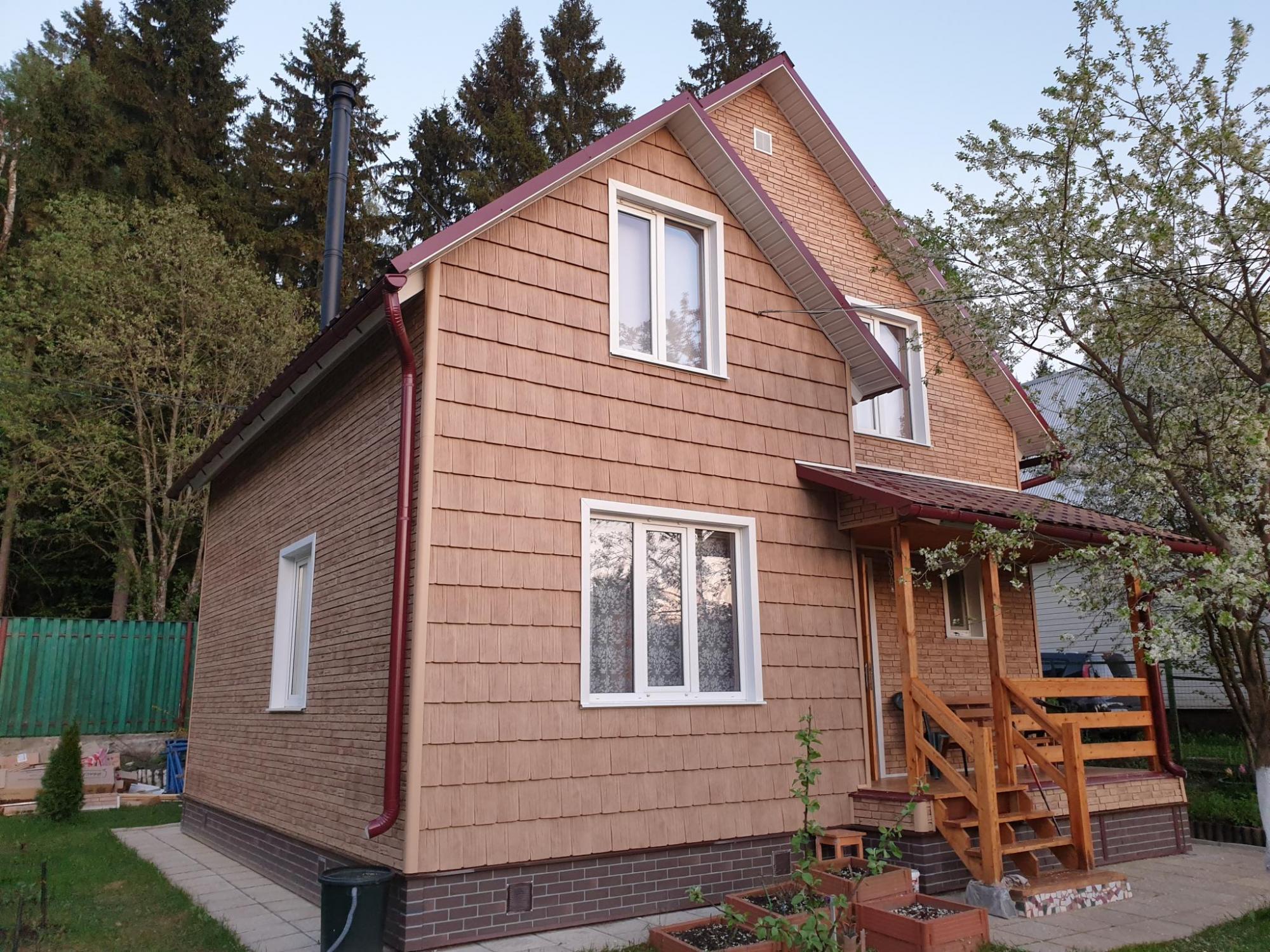 Панель фасадная Grand Line ''ЯФАСАД'' Сибирская дранка янтарь изображение, анонсные картинки товара